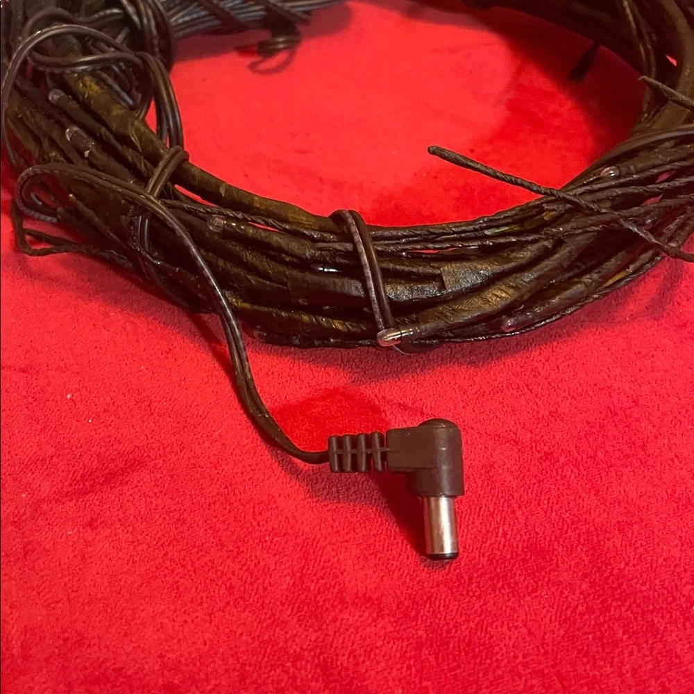 Willow Garland with Warm Lights, Brown lighted branches, Christmas Garland